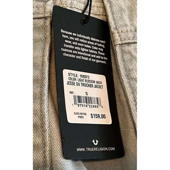 New True Religion Jacket‎ Mens Size Small